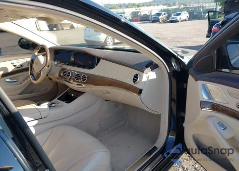 2015 Mercedes-Benz S 550 4Matic из США, поврежденный, VIN WDDUG8FB3FA137236